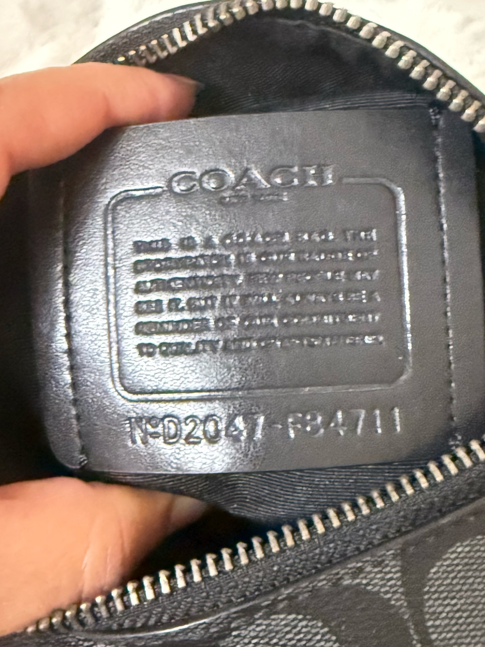 Coach Men’s Black Signature C Pattern Belt Bag - Picture 12 of 13